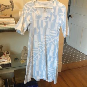 Mahi gold 1/4 sleeve dress